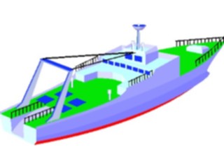 Sticker Custom Preview Image #129469 Transportation Boats Ships Trawler2