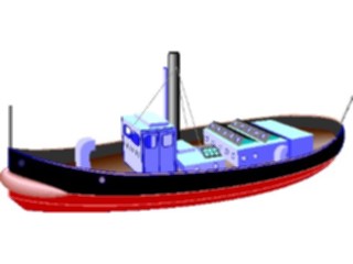 Sticker Custom Preview Image #129477 Transportation Boats Ships Tug Boat5