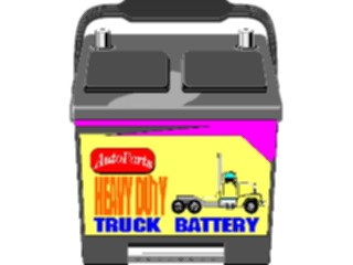 Sticker Custom Preview Image #129535 Transportation Car Parts Battery Truck