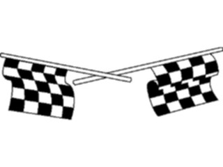 Sticker Custom Preview Image #129554 Transportation Car Parts Checkered Flags