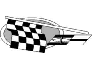 Sticker Custom Preview Image #129566 Transportation Car Parts Flag Winners Circle