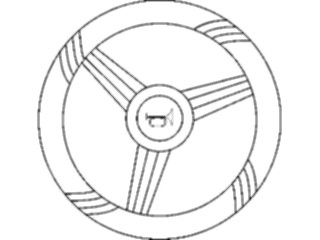 Sticker Custom Preview Image #129703 Transportation Car Parts Steering Wheel1