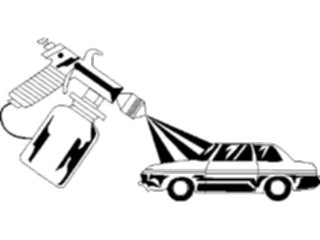 Sticker Custom Preview Image #129800 Transportation Cars Trucks Car Being Painted