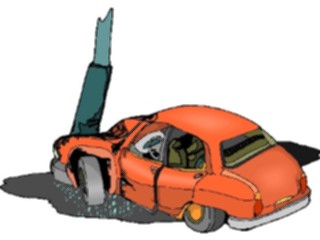 Sticker Custom Preview Image #129817 Transportation Cars Trucks Car Wrecked2