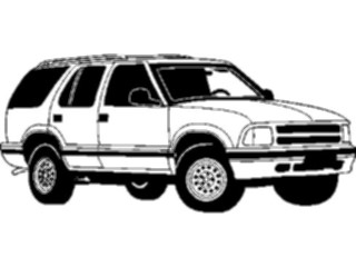 Sticker Custom Preview Image #129826 Transportation Cars Trucks Chevy Blazer