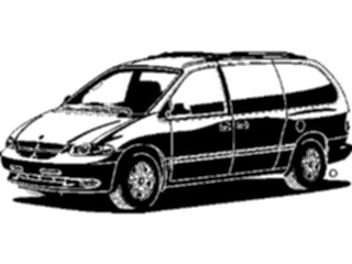 Sticker Custom Preview Image #129946 Transportation Cars Trucks Dodge Mini Van2