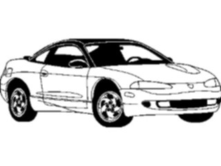 Sticker Custom Preview Image #129955 Transportation Cars Trucks Eagle Talon1