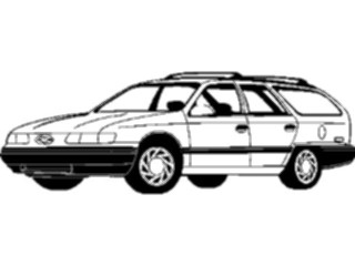 Sticker Custom Preview Image #129979 Transportation Cars Trucks Ford Taurus Wagon