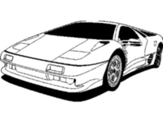 Sticker Custom Preview Image #130023 Transportation Cars Trucks Lamborghini Diablo