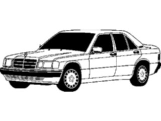 Sticker Custom Preview Image #130042 Transportation Cars Trucks Mercedes190