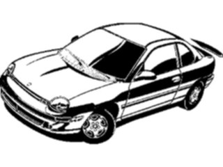 Sticker Custom Preview Image #130090 Transportation Cars Trucks Plymouth Neon2