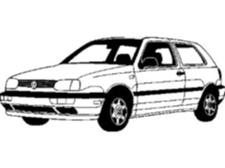 Sticker Custom Preview Image #130354 Transportation Cars Trucks Volkswagen Golf