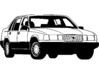 Sticker Custom Preview Image #130357 Transportation Cars Trucks Volvo960 Sedan