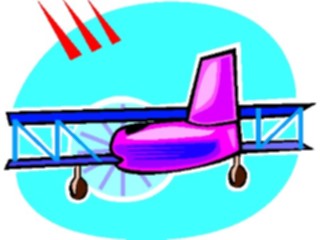 Sticker Custom Preview Image #130382 Transportation Cartoons Biplane3