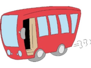 Sticker Custom Preview Image #130398 Transportation Cartoons Bus01