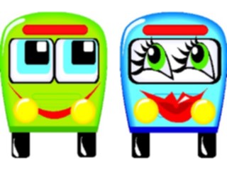 Sticker Custom Preview Image #130411 Transportation Cartoons Buses