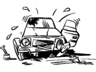 Sticker Custom Preview Image #130441 Transportation Cartoons Car Wrecked2