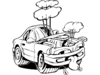 Sticker Custom Preview Image #130567 Transportation Cartoons Cartoon Overheated3