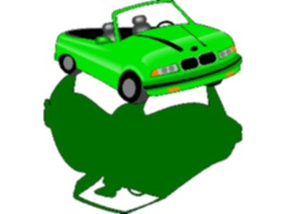 Sticker Custom Preview Image #130591 Transportation Cartoons Convertible1