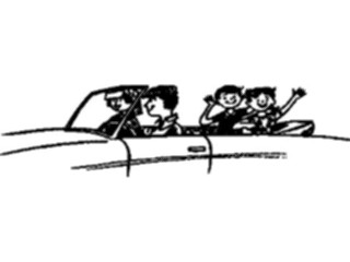 Sticker Custom Preview Image #130605 Transportation Cartoons Familyin Convertible