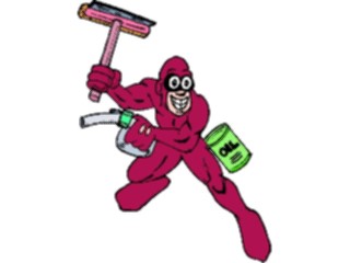 Sticker Custom Preview Image #130616 Transportation Cartoons Gas Station Man