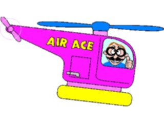 Sticker Custom Preview Image #130630 Transportation Cartoons Helicopter03