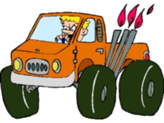 Sticker Custom Preview Image #130686 Transportation Cartoons Monster Truck4