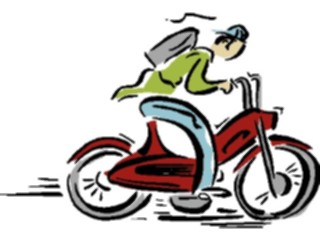 Sticker Custom Preview Image #130701 Transportation Cartoons Motorcycle04
