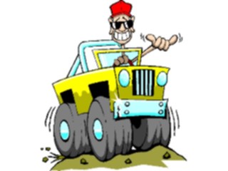 Sticker Custom Preview Image #130715 Transportation Cartoons Off Roading Dude