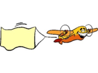 Sticker Custom Preview Image #130730 Transportation Cartoons Plane Banner1