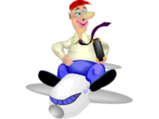 Sticker Custom Preview Image #130741 Transportation Cartoons Plane Ride