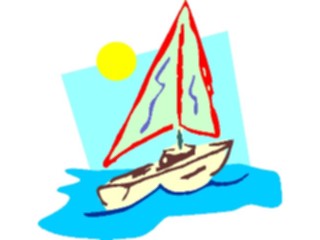 Sticker Custom Preview Image #130828 Transportation Cartoons Sailboat05