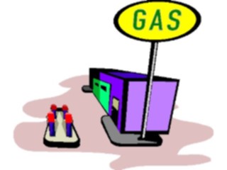 Sticker Custom Preview Image #130840 Transportation Cartoons Service Station