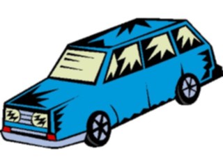 Sticker Custom Preview Image #130866 Transportation Cartoons Station Wagon1