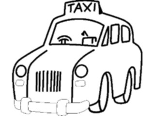 Sticker Custom Preview Image #130874 Transportation Cartoons Taxi01