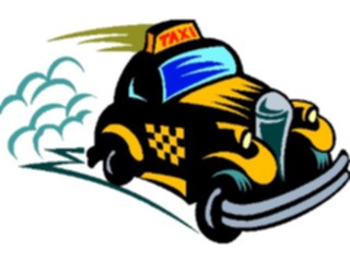 Sticker Custom Preview Image #130878 Transportation Cartoons Taxi05