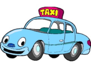 Sticker Custom Preview Image #130882 Transportation Cartoons Taxi09