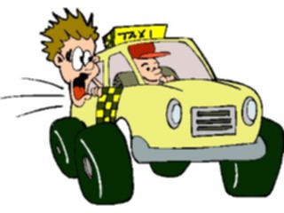 Sticker Custom Preview Image #130883 Transportation Cartoons Taxi10