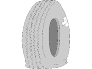 Sticker Custom Preview Image #130886 Transportation Cartoons Tire Flat