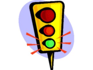 Sticker Custom Preview Image #130895 Transportation Cartoons Traffic Light Go