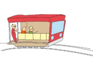 Sticker Custom Preview Image #130918 Transportation Cartoons Trolley Car1