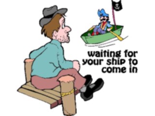 Sticker Custom Preview Image #130986 Transportation Cartoons Waitingfor Your Ship