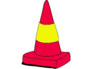 Sticker Custom Preview Image #130987 Transportation Cartoons Warning Cone