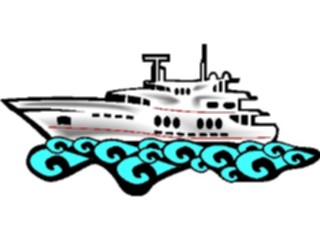 Sticker Custom Preview Image #130991 Transportation Cartoons Yacht