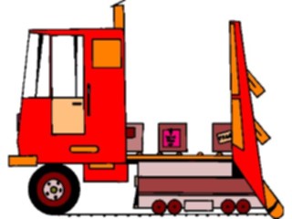 Sticker Custom Preview Image #131032 Transportation Commercial Vehicles Cargo Truck