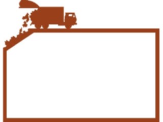 Sticker Custom Preview Image #131041 Transportation Commercial Vehicles Garbage Truck Frame