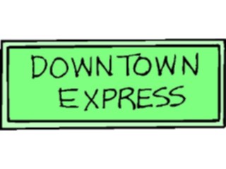 Sticker Custom Preview Image #131179 Transportation Other Ground Downtown Express