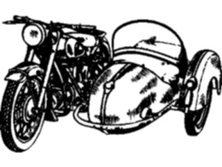 Sticker Custom Preview Image #131243 Transportation Other Ground Motorcycle Sidecar