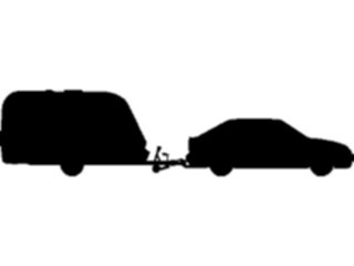 Sticker Custom Preview Image #131336 Transportation Silhouettes Car Trailer