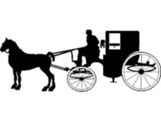 Sticker Custom Preview Image #131338 Transportation Silhouettes Carriage1